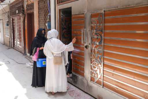 Polio eradication campaign photo
