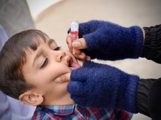 Polio eradication campaign photo