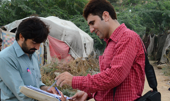 Jan Mohammad , District Health Communication Support Officer in District East Karachi, Sindh