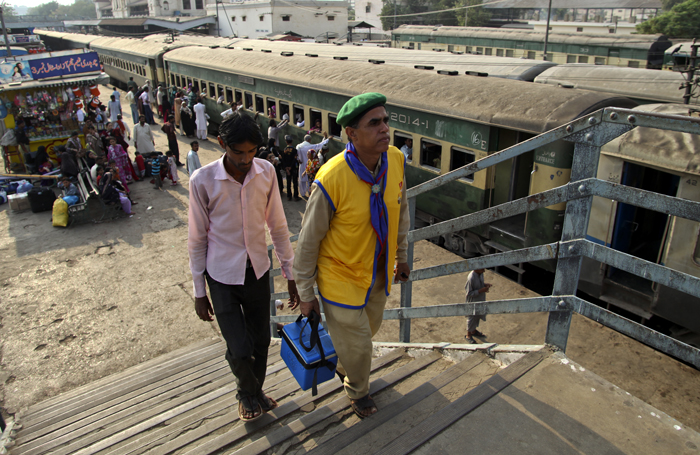 Mohammad Arshad Railway Scout, Cantonment Railway. Station Karachi, Sindh