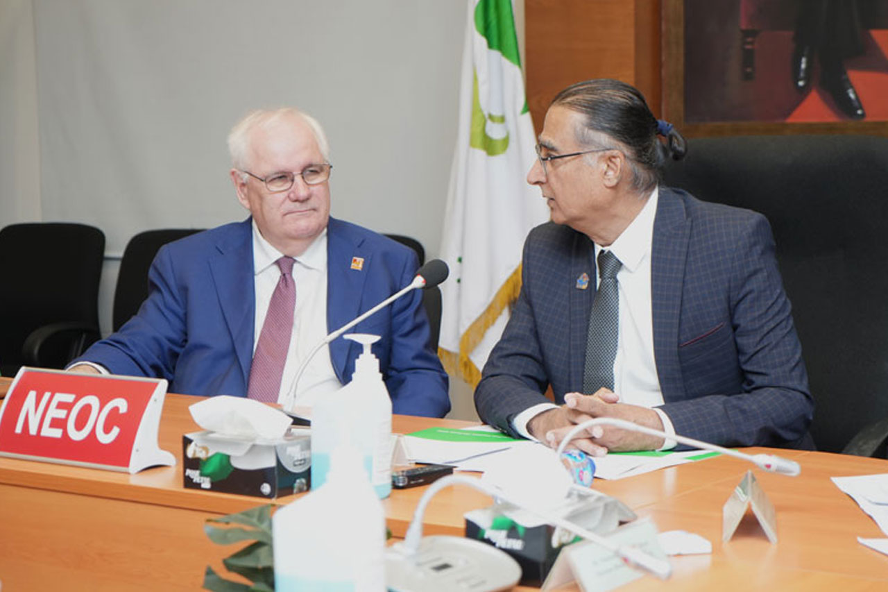Rotary International delegation visit, NEOC